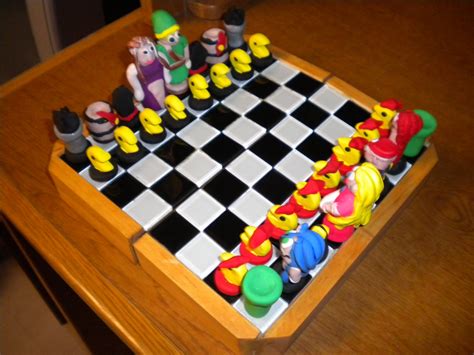 Classic Video Game Chess Set 8 Steps Instructables