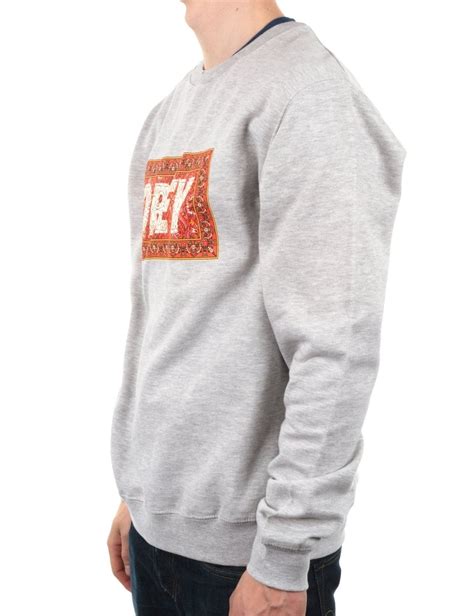 Obey Clothing Magic Carpet Crew Heather Grey Obey Clothing From Fat