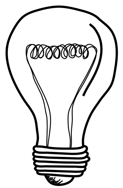 Light Bulb Clip Art Lightbulb Acoloring Clipartix