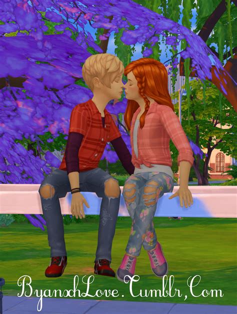 Byanxhlove — Byanxhlove First Kiss Pose Pack 3 Couple Poses