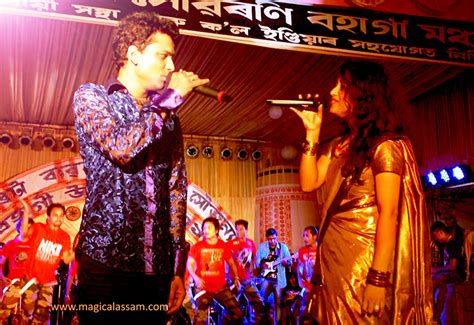 Zubeen And Zublee At Margherita Bihu Celebration Magical Assam