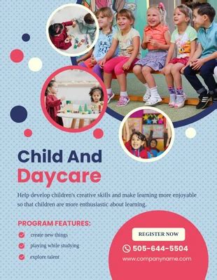 Free Daycare Flyer Templates Venngage