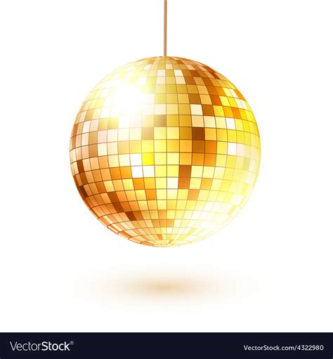 Top picks related reviews newsletter. Golden disco ball Royalty Free Vector Image - VectorStock