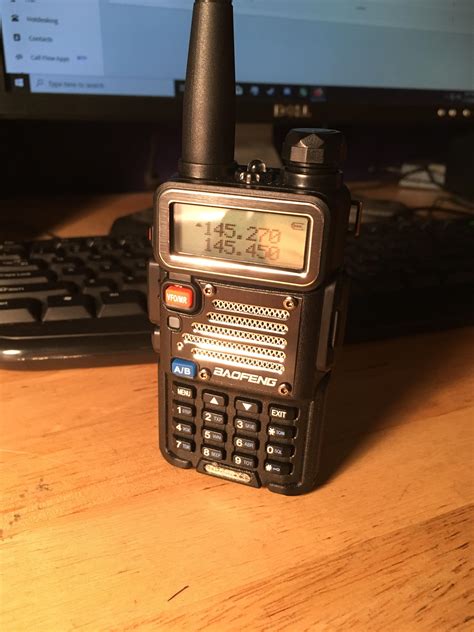 My First Ham Radio A Baofeng Uv 5rx3 A Bit Smaller Than I Imagined