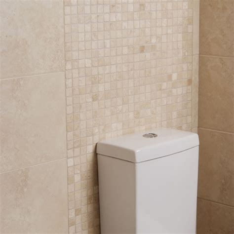 Texture distinguishes travertine from other tiles and stones. White Travertine Tumbled Wall/Floor Mosaic Tile