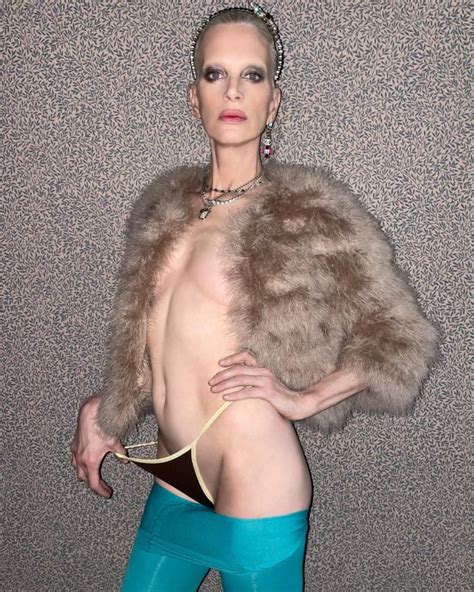 Kristen Mcmenamy Nude Androgynous Model Photos The Fappening