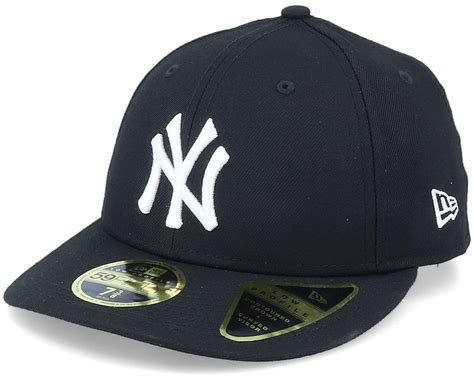 New York Yankees Low Profile 59fifty Blackwhite Fitted New Era Cap