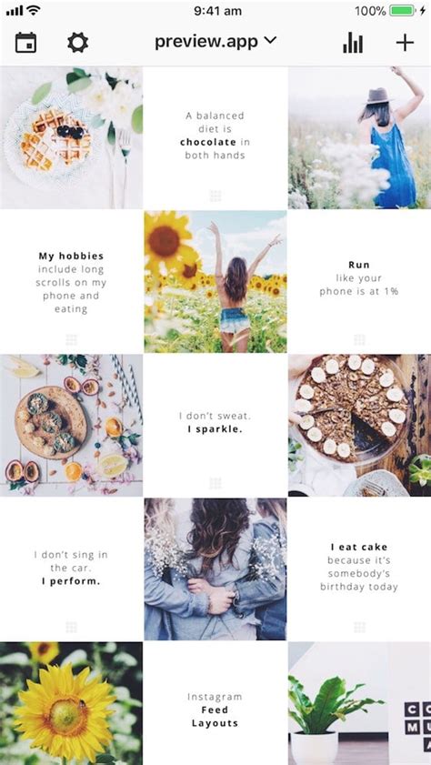 How To Make A Tiles Feed Instagram Layout With Quotes
