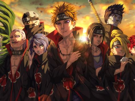 Beautiful wallpapers desktop big size (70 wallpapers). 1152x864 Akatsuki Organization Anime 1152x864 Resolution ...