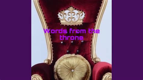 Words From The Throne Youtube