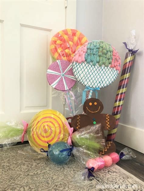 5 Ways To Make Giant Candy For A Candyland Theme Diy Inspired