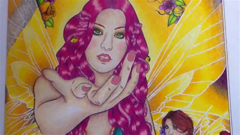 Adult Coloring Fairy Selena Fenech Fairies Transparent Fairy Wings