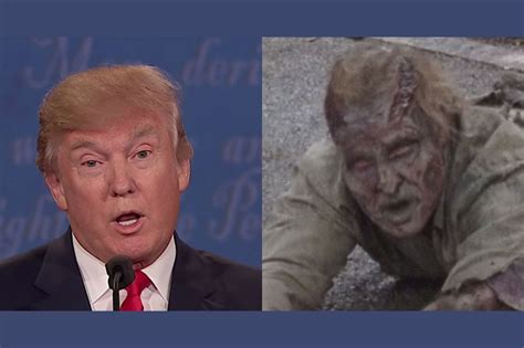 Does This Zombie On The Walking Dead Look Just Like Donald Trump
