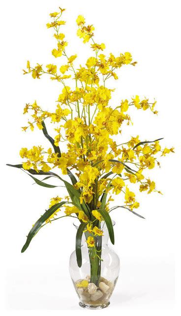 Our favorite bouquets, centerpieces, and arrangements are sure to inspire your next floral endeavor. Dancing Lady Liquid Illusion Silk Flower Arrangement ...