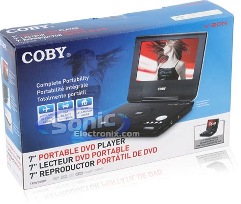 Coby Tf Dvd7008 Tfdvd7008 Portable 7 Widescreen Tft Lcd Dvd