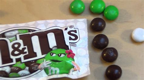 Mandms Coconut Artificial Flavored Chocolate Candies Youtube