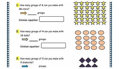 division activities for grade 3