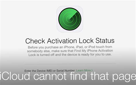 Apple Inexplicably Removes Icloud Activation Lock Status Page Which