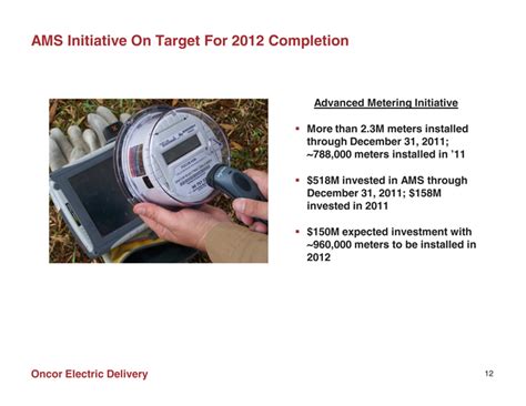 Oncor's top competitors are entergy, pge and aep. ONCOR ELECTRIC DELIVERY CO LLC - FORM 8-K - EX-99.1 - SLIDE PRESENTATION DISTRIBUTED BY THE ...