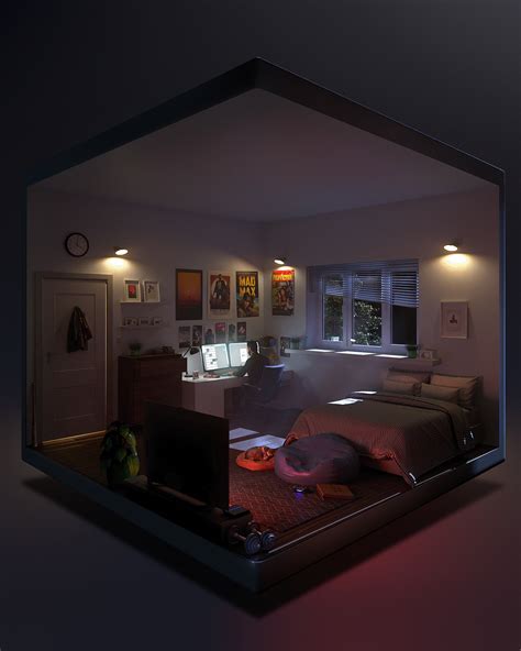 Cubed Rooms On Behance