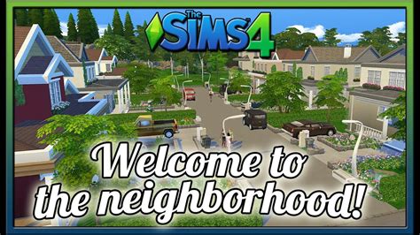Sims 4 Lot Showcase Neighborhood By Kathrin1190 Youtube