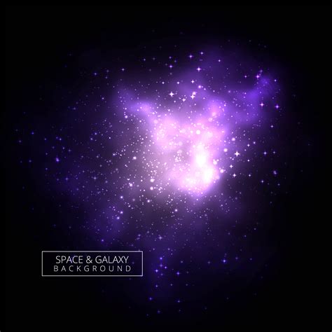 Beautiful shiny galaxy background vector 246565 Vector Art ...