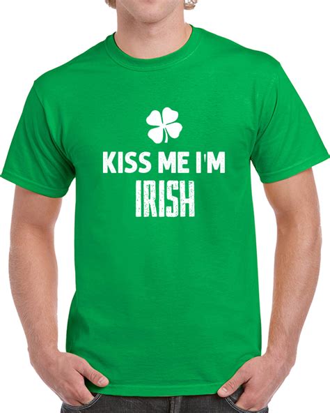 kiss me i m irish t shirt