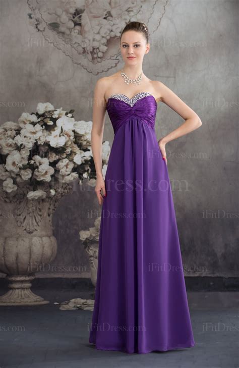 Power down dress with a hood, zip pockets, thumb holes size: Dark Purple Elegant Sweetheart Backless Chiffon Floor ...