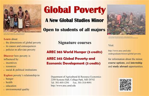Econ Undergraduate Blog Global Poverty Minor