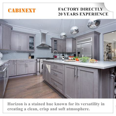 The shaker door style is a time tested classic whose appeal never goes out of style. China Shaker Gray American Kitchen Cabinets Solid Birch ...