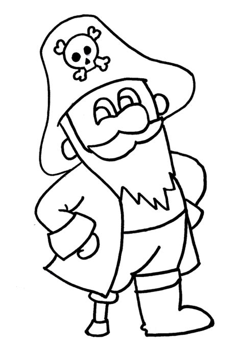 Free Pirate Colouring Printables