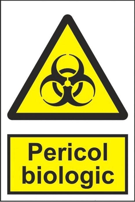 Indicator Pericol biologic - Semn Protectia Muncii