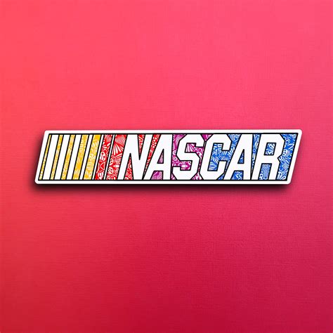 NASCAR Sticker WATERPROOF
