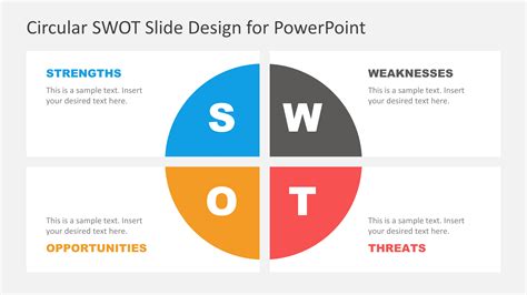 Swot Analysis Circular Diagram For Powerpoint Slidemodel Porn Sex