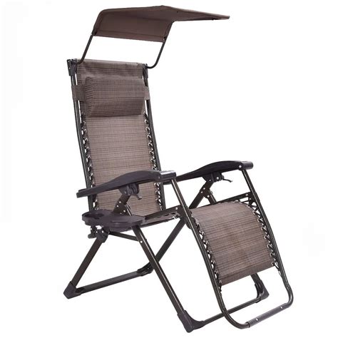 Giantex Foldable Zero Gravity Chair Lounge Patio Garden Outdoor Yard