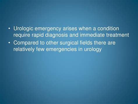 Ppt Urological Emergency Powerpoint Presentation Free Download Id