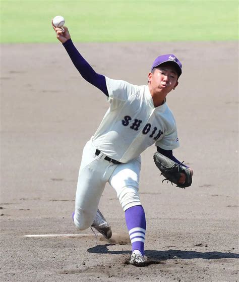 ＜鳥取大会 米子松蔭・境＞2失点完投の力投を見せ、逆転サヨナラ勝ちを呼び込んだ米子松蔭のエース山崎（撮影・後藤 大輝） ― スポニチ