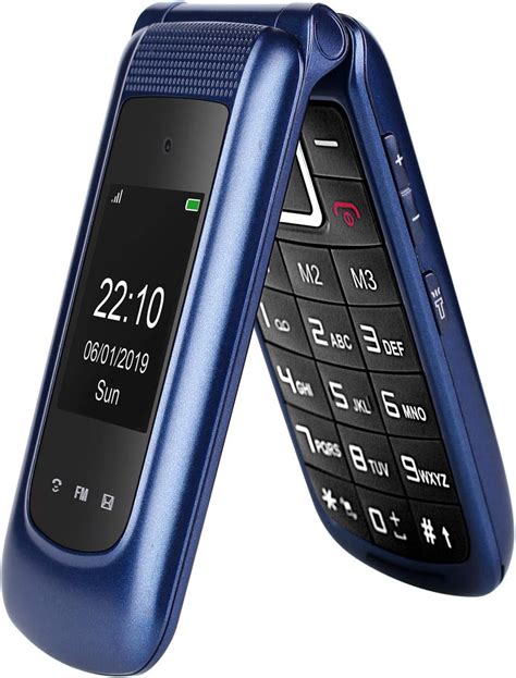 Uleway Big Button Mobile Phone For Elderly Sim Free Flip Phone Unlocked Gsm Basic Mobile Phone