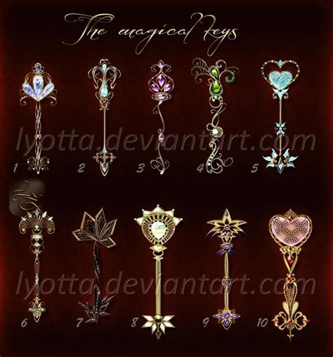 The Magical Keys Set 03 Lyotta Open By Lyotta On Deviantart Key