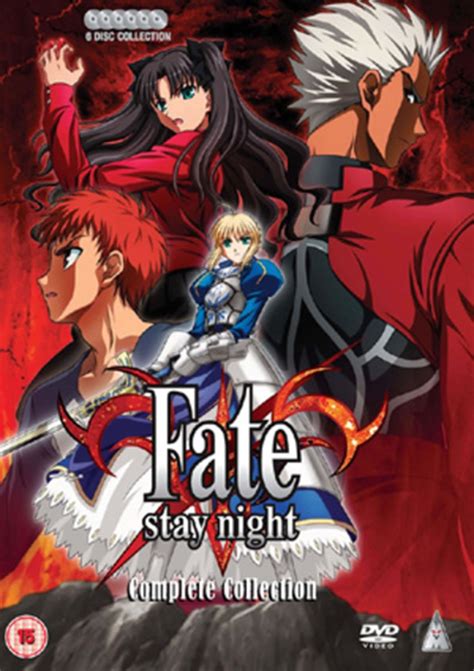 Fate Stay Night Complete Collection Dvd Box Set Free Shipping Over