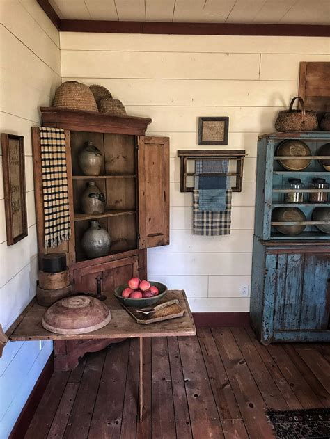 Rustic Antique Kitchen Idea Decor Country Furniture Primitive
