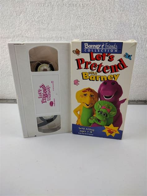 Barney Friends Lets Pretend VHS Video Grelly USA
