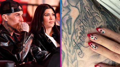 Travis Barker Kourtney Tattoo / Shanna Moakler Urges ...