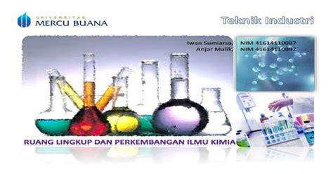 Presentasi Ruang Lingkup And Perkembangan Ilmu Kimia Pdf Document