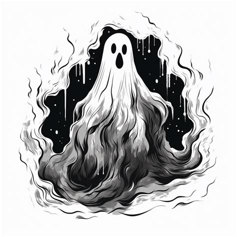 Premium Ai Image Horror Ghosts Terrifying Halloween Spirits