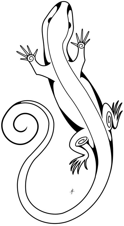 Pin By Draw Info On Drawing Your Ideas Gecko Wall Art Lizard Tattoo