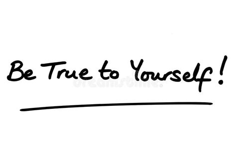 Be True To Yourself Stock Illustrations 154 Be True To Yourself Stock
