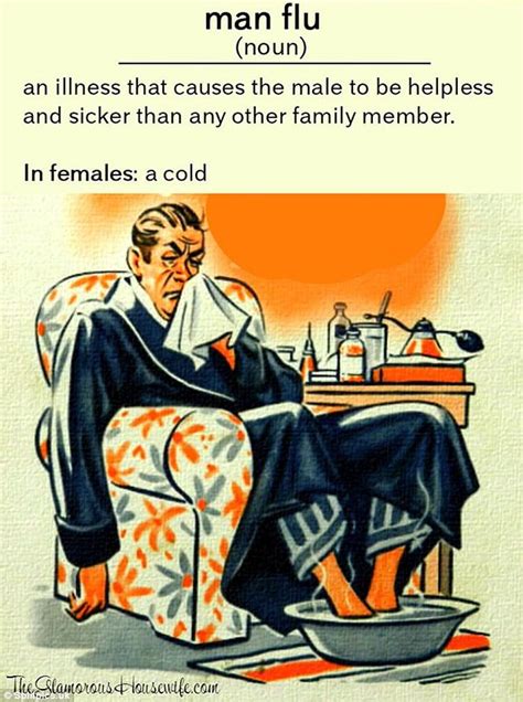 Man Flu Or As Its Known In Women A Cold Daily Mail