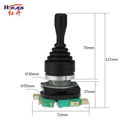 30mm Joystick Switch Momentary Monolever 4no 4nc 4 Position Reset