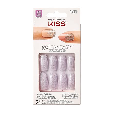Kiss Gel Fantasy Ready To Wear Gel 24 Nails Kgn53 By Kiss Amazonde